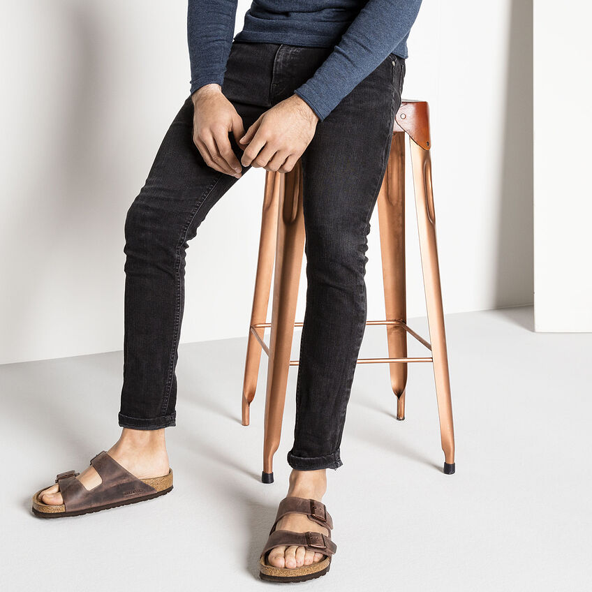 BIRKENSTOCK ARIZONA HABANA OILED LEATHER SFB – About Time  display picture 1