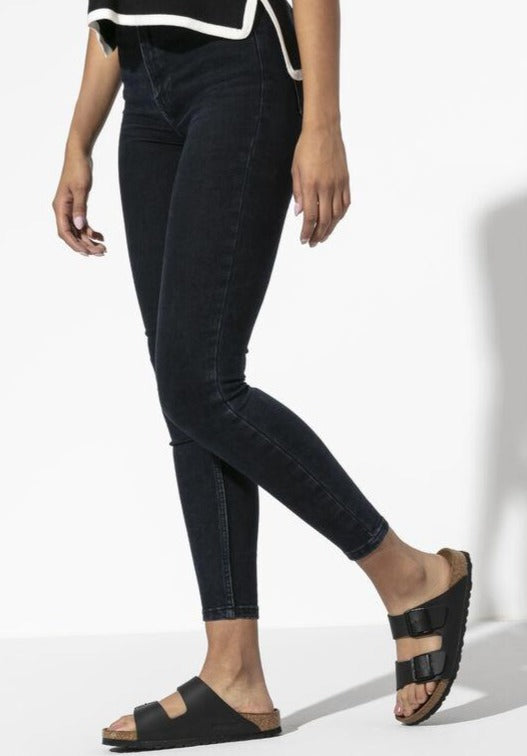 BIRKENSTOCK ARIZONA BLACK BIRKO-FLOR SFB – About Time Clothing